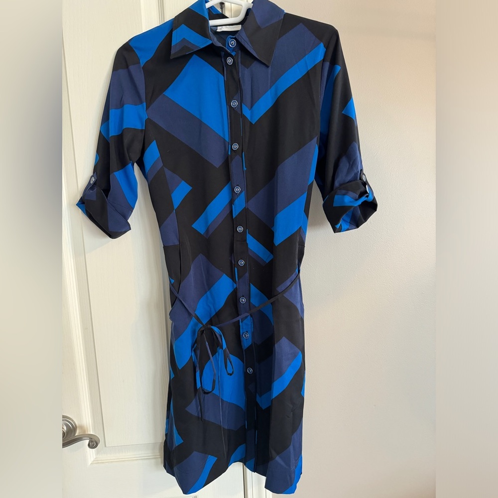 NY&Co Dress with Tie Belt and Pockets
